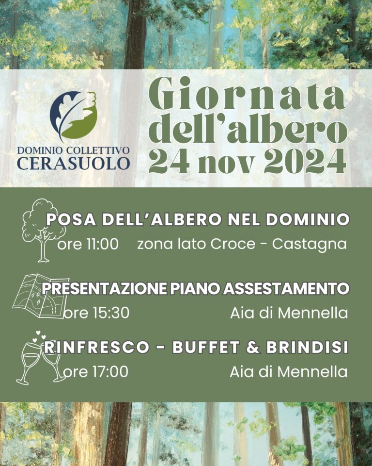 giornata albero piano assestamento boschibo cerasuolo